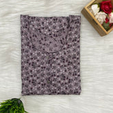 Full Open Cotton Nighty, Free Size, Short Sleeve Sleepwear in Softest Cotton Fabric (Bra size 34-38 | 54″-56″ length)